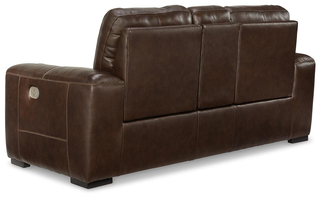 Alessandro Power Reclining Loveseat with Console - Dream Home Furniture & Mattress (Waite Park, MN)