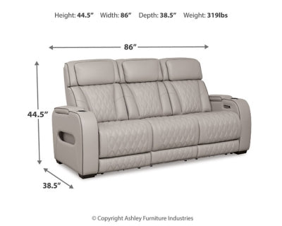 Boyington Power Reclining Sofa - Dream Home Furniture & Mattress (Waite Park, MN)