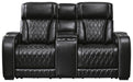 Boyington Power Reclining Loveseat with Console - Dream Home Furniture & Mattress (Waite Park, MN)