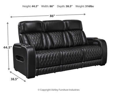 Boyington Power Reclining Sofa - Dream Home Furniture & Mattress (Waite Park, MN)