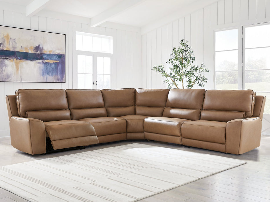 DeepWakes Power Reclining Sectional - Dream Home Furniture & Mattress (Waite Park, MN)