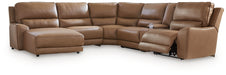 DeepWakes Power Reclining Sectional with Chaise - Dream Home Furniture & Mattress (Waite Park, MN)