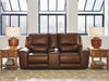 DeepWakes Power Reclining Loveseat with Console - Dream Home Furniture & Mattress (Waite Park, MN)