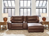 DeepWakes Power Reclining Sectional with Chaise - Dream Home Furniture & Mattress (Waite Park, MN)