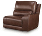 DeepWakes Reclining Sectional with Storage Console - Dream Home Furniture & Mattress (Waite Park, MN)