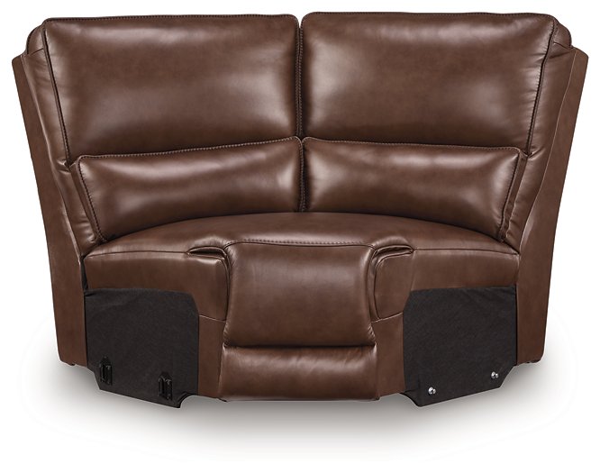 DeepWakes Power Reclining Sectional with Chaise - Dream Home Furniture & Mattress (Waite Park, MN)