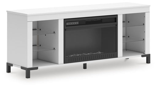 Brollevi 60" TV Stand with Electric Fireplace - Dream Home Furniture & Mattress (Waite Park, MN)