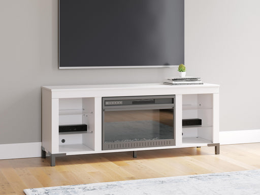 Brollevi 60" TV Stand with Electric Fireplace - Dream Home Furniture & Mattress (Waite Park, MN)