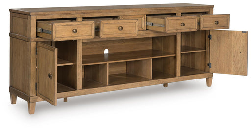 Sharlance 81" TV Stand - Dream Home Furniture & Mattress (Waite Park, MN)