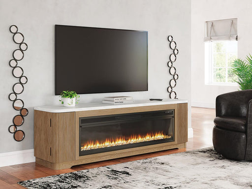 Camdill 80" TV Stand with Electric Fireplace - Dream Home Furniture & Mattress (Waite Park, MN)