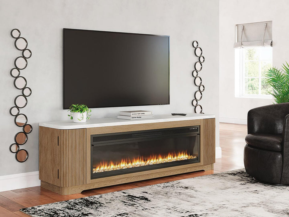 Camdill 80" TV Stand with Electric Fireplace - Dream Home Furniture & Mattress (Waite Park, MN)