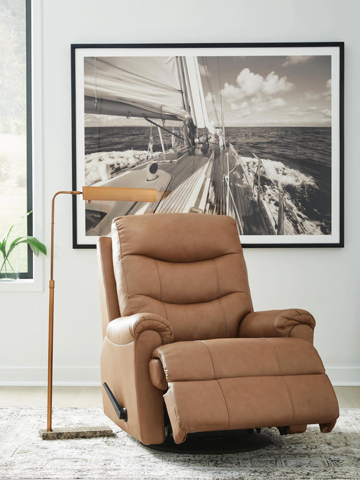 Flynwood Swivel Glider Recliner - Dream Home Furniture & Mattress (Waite Park, MN)