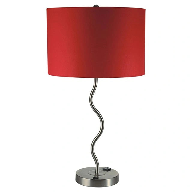 Sprig Red Table Lamp (2/CTN) - Dream Home Furniture & Mattress (Waite Park, MN)