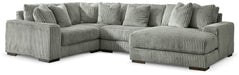Lindyn Sectional with Chaise - Dream Home Furniture & Mattress (Waite Park, MN)