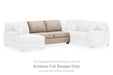 Newellen Sleeper Sectional with Chaise - Dream Home Furniture & Mattress (Waite Park, MN)