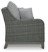 Elite Park Outdoor Loveseat with Cushion - Dream Home Furniture & Mattress (Waite Park, MN)