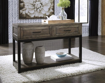 Johurst Sofa/Console Table - Dream Home Furniture & Mattress (Waite Park, MN)