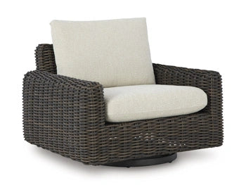 Kimora Outdoor Swivel Lounge Chair - Dream Home Furniture & Mattress (Waite Park, MN)
