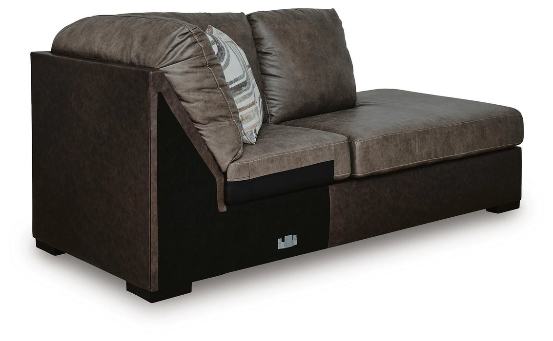 Castille Way Sectional with Chaise - Dream Home Furniture & Mattress (Waite Park, MN)