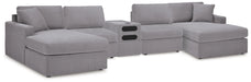 Modmax 5 Piece Sectional with Audio Console - Dream Home Furniture & Mattress (Waite Park, MN)