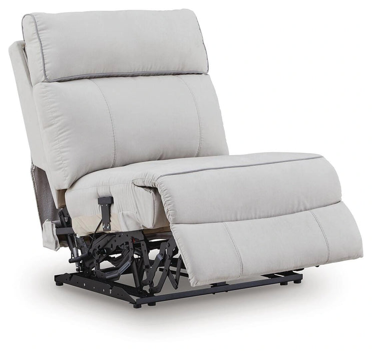 Social Pointe Reclining Sectional with Storage Consoles - Dream Home Furniture & Mattress (Waite Park, MN)