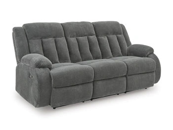 Observation Power Reclining Sofa with Drop Down Table - Dream Home Furniture & Mattress (Waite Park, MN)