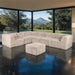 Nappi Large L-Sectional w/ Ottoman (Compressed Foam) - Dream Home Furniture & Mattress (Waite Park, MN)