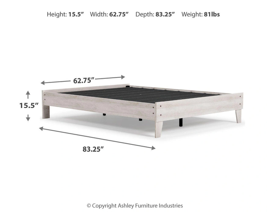 Shawburn Queen Platform Bed - Dream Home Furniture & Mattress (Waite Park, MN)