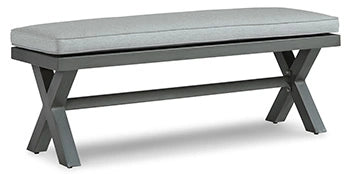 Elite Park Outdoor Bench with Cushion - Dream Home Furniture & Mattress (Waite Park, MN)