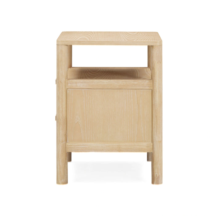Tyra 22" Ash 2-Drawer Nightstand