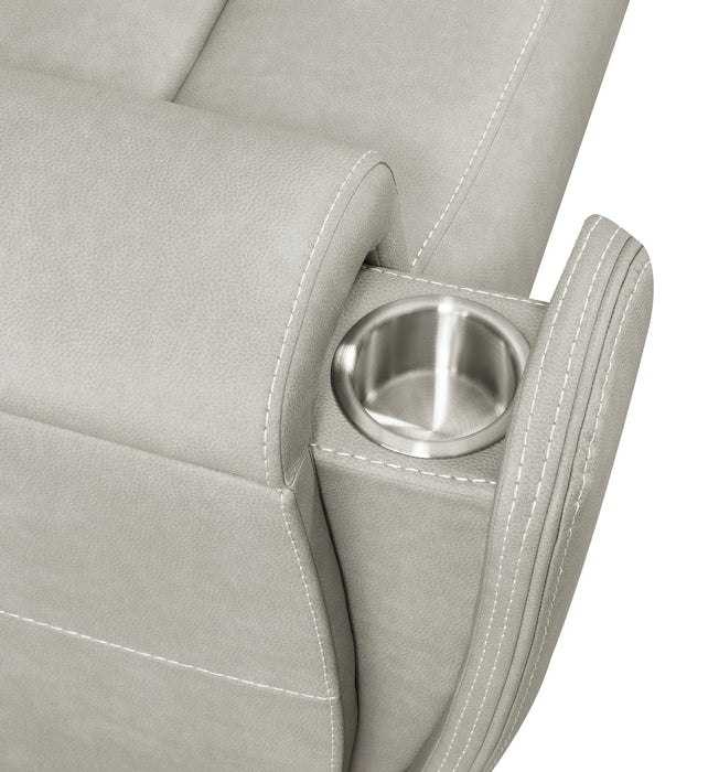 Brickston Triple Power Swivel Glider Recliner - Dream Home Furniture & Mattress (Waite Park, MN)