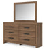 Broachmyn Dresser and Mirror - Dream Home Furniture & Mattress (Waite Park, MN)