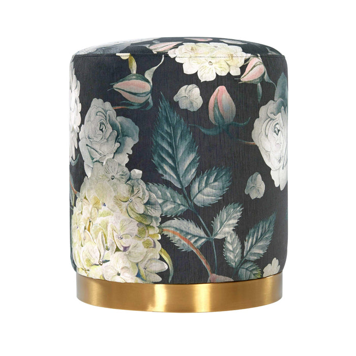 Opal Performance Velvet Ottoman