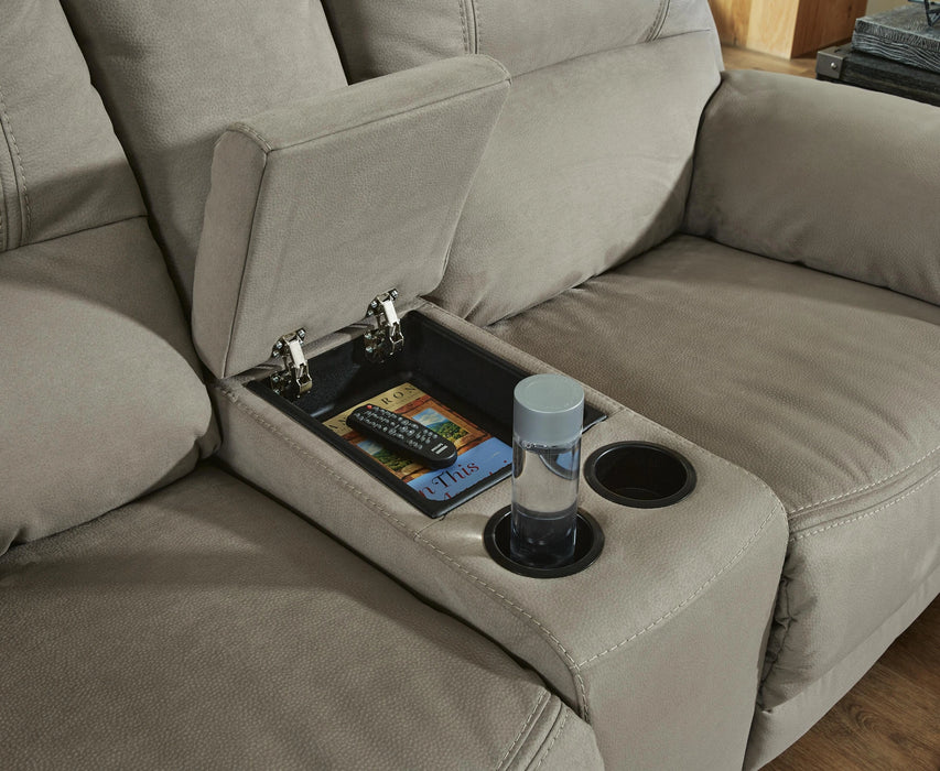 Next-Gen Gaucho Reclining Loveseat with Console - Dream Home Furniture & Mattress (Waite Park, MN)