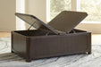 Breckington Coffee Table With Storage - Dream Home Furniture & Mattress (Waite Park, MN)