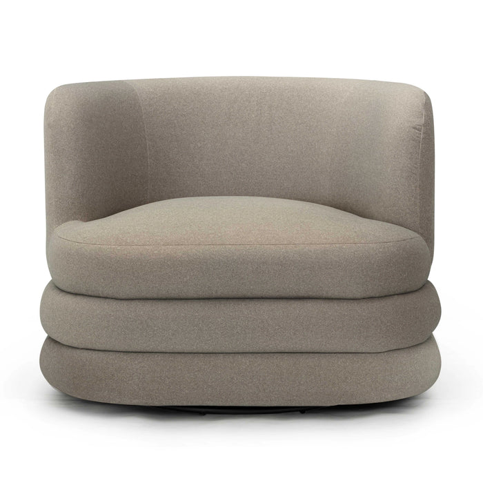 Astor Performance Faux Mohair Swivel Hotel Lounge Chair