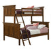 San Mateo Youth Twin over Full Bunk Bed - Dream Home Furniture & Mattress (Waite Park, MN)