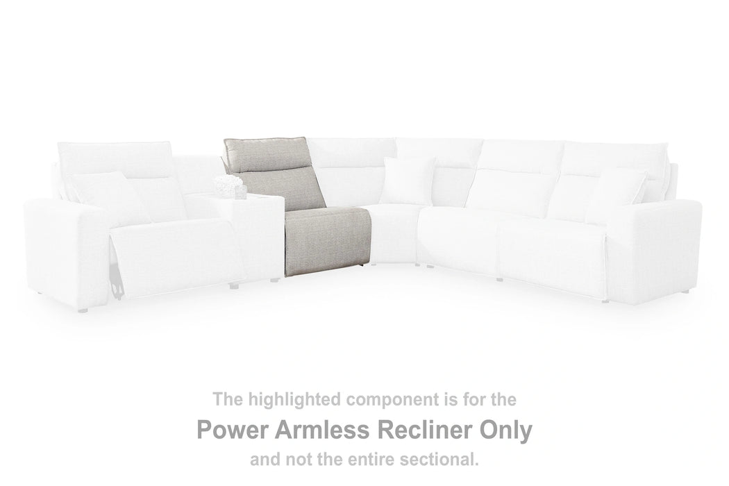 Modmax II Power Reclining Sectional with Audio Consoles - Dream Home Furniture & Mattress (Waite Park, MN)