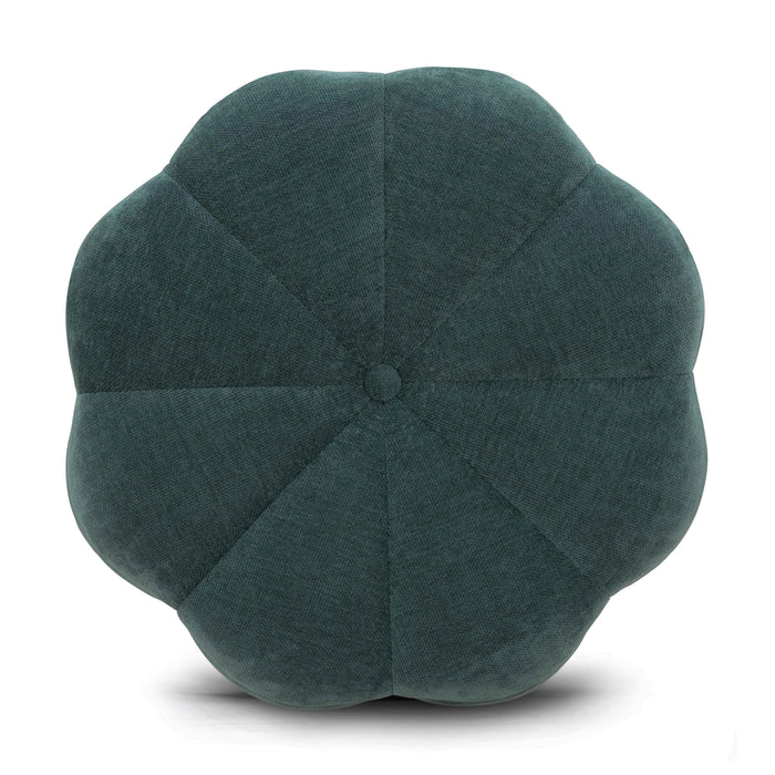 Fleur Textured Performance Velvet Storage Ottoman