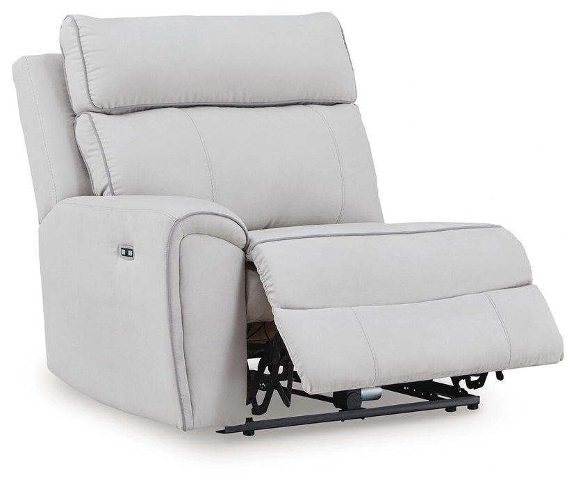 Social Pointe Reclining Sectional with Storage Consoles - Dream Home Furniture & Mattress (Waite Park, MN)