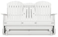 Hyland wave Outdoor Glider Loveseat - Dream Home Furniture & Mattress (Waite Park, MN)