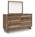 Chirason Dresser and Mirror - Dream Home Furniture & Mattress (Waite Park, MN)