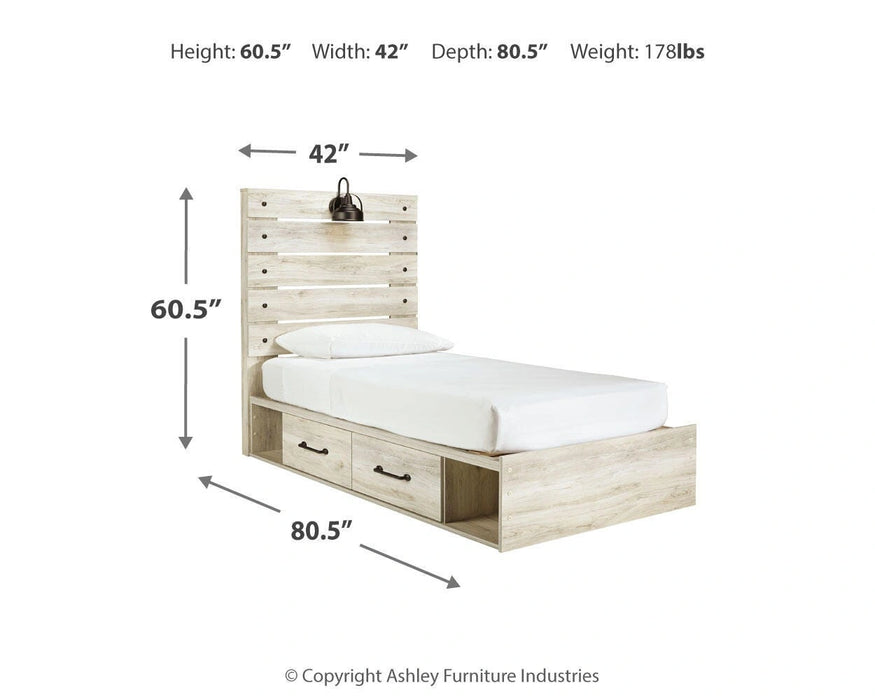 Cambeck Bed with 2 Storage Drawers - Dream Home Furniture & Mattress (Waite Park, MN)