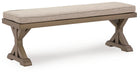 Laguna Heights Bench with Cushion - Dream Home Furniture & Mattress (Waite Park, MN)