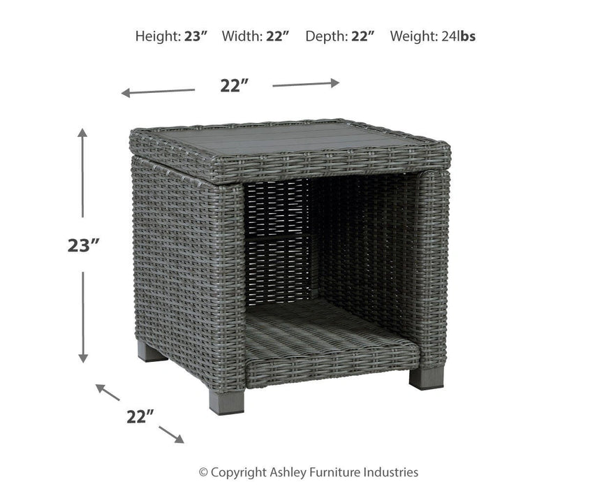 Elite Park Outdoor End Table - Dream Home Furniture & Mattress (Waite Park, MN)