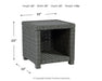 Elite Park Outdoor End Table - Dream Home Furniture & Mattress (Waite Park, MN)