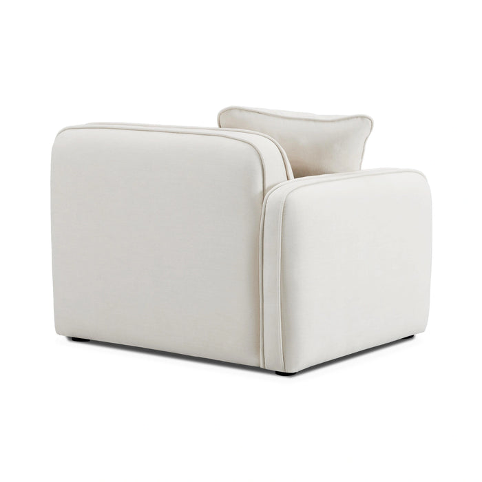 Travie Performance Corduroy Velvet Corner Chair