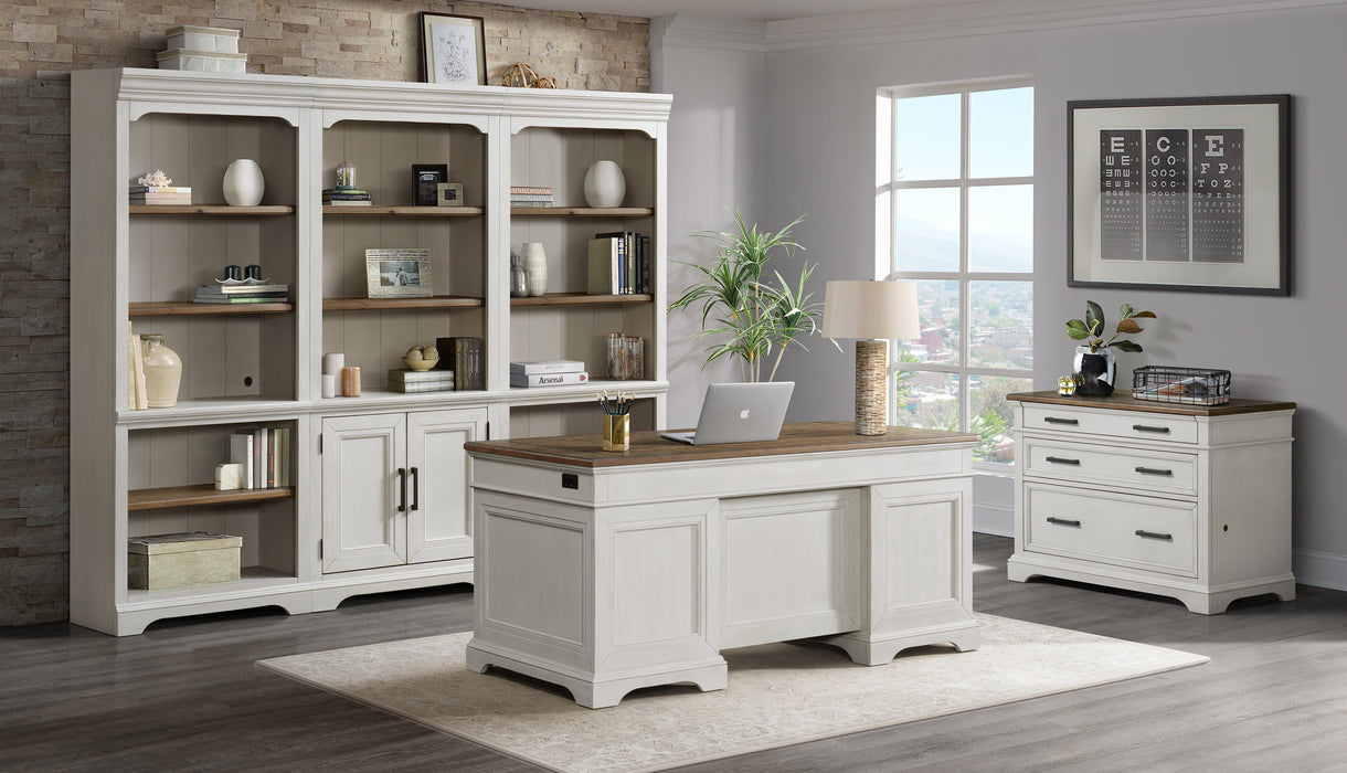 Drake 76" Bunching Bookcase w/Door
