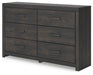 Hollivern Dresser and Mirror - Dream Home Furniture & Mattress (Waite Park, MN)