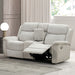 Sandbach Manual Reclining Loveseat With Console - Dream Home Furniture & Mattress (Waite Park, MN)
